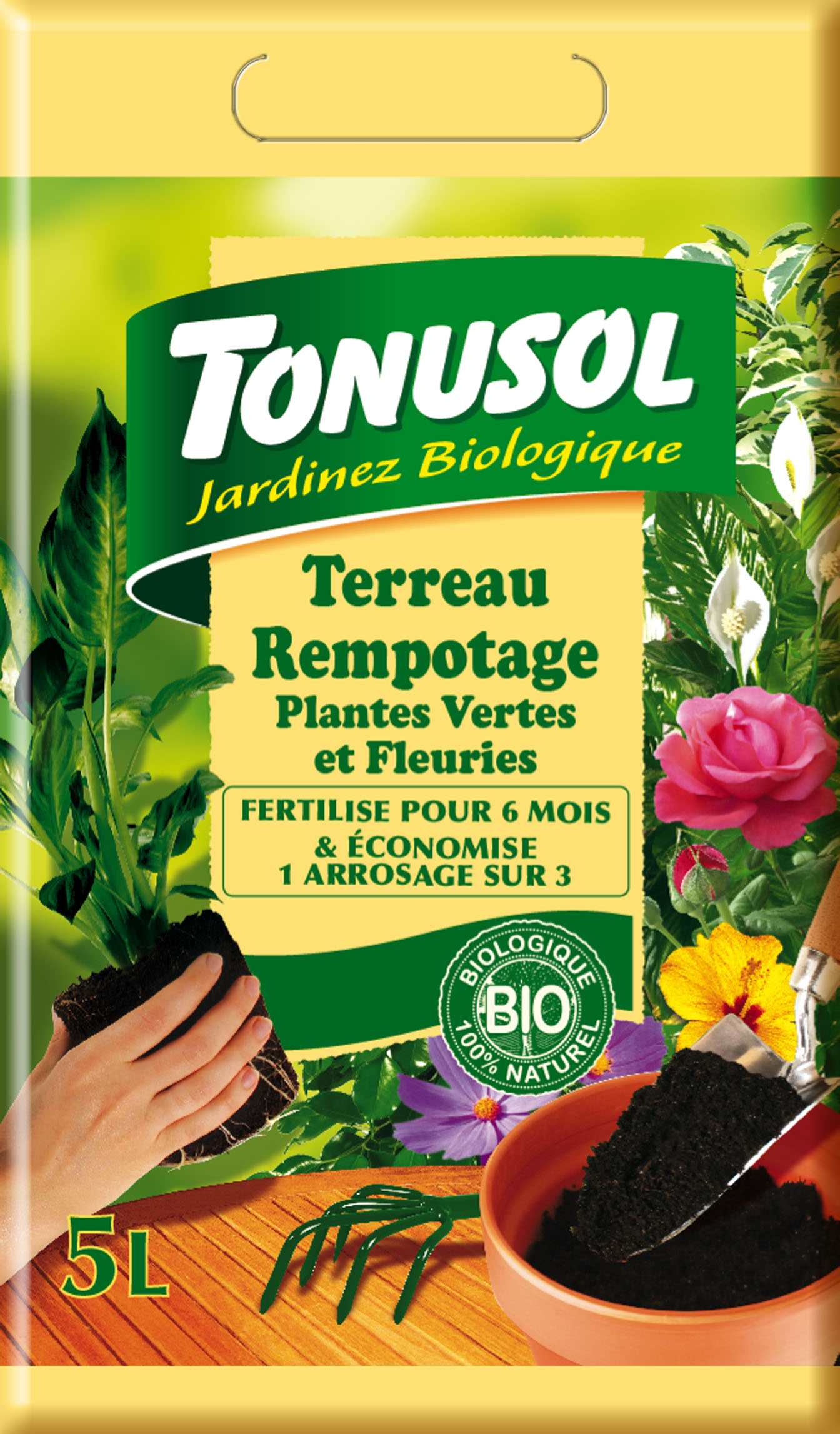 TERREAU REMPOTAGE 5L TONUSOL